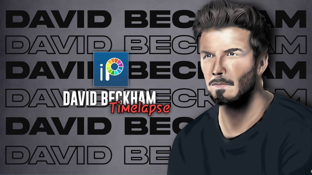 David Beckham Digital Painting Timelapse | Being Pes
