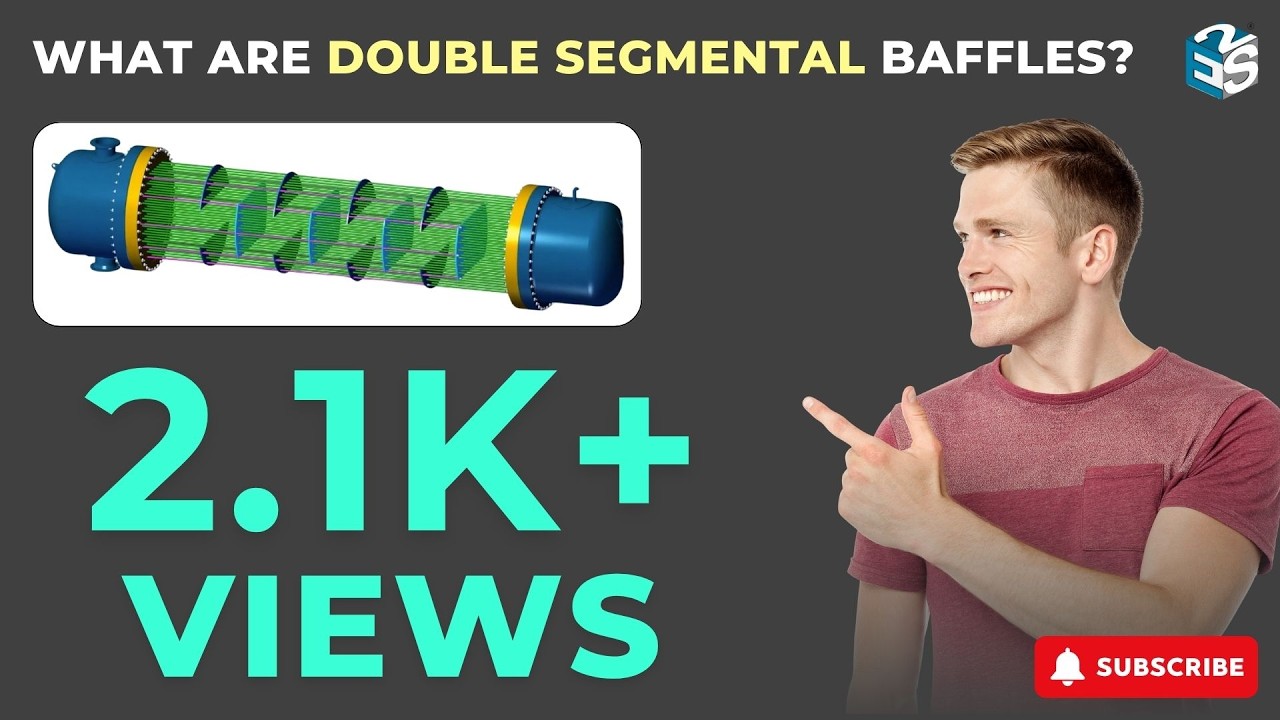 WHAT ARE DOUBLE SEGMENTAL BAFFLES? | SHELL & TUBE HEAT EXCHANGER | TEMA | ONLINE TRAINING