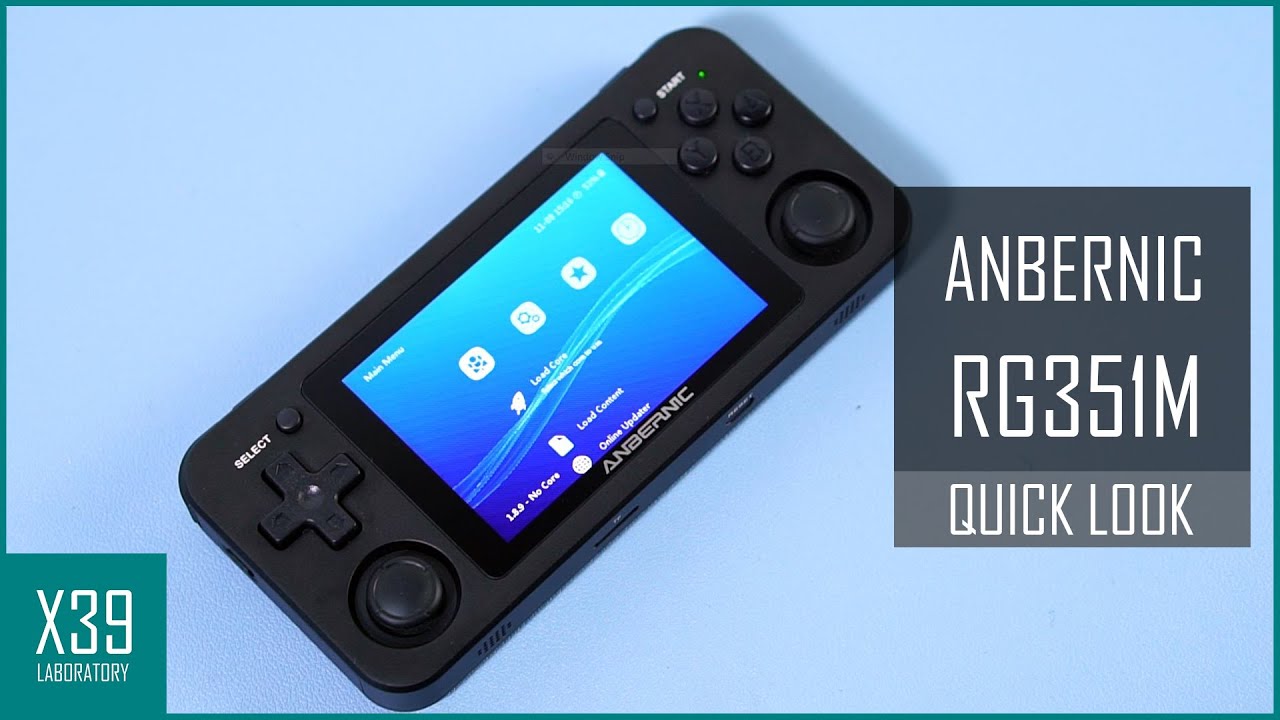 $69 Anbernic RG351M retro mini console - unboxing & quick emulator