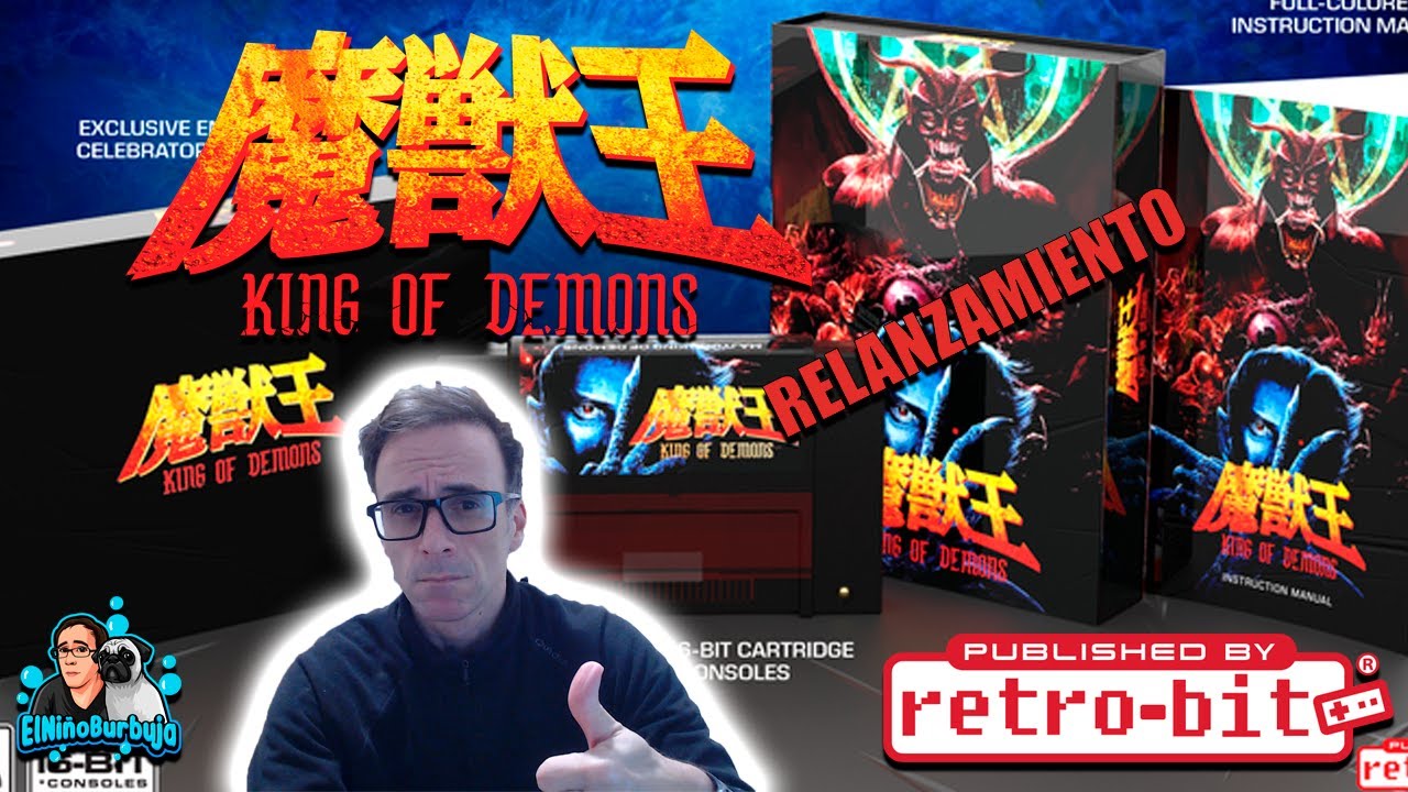 RELANZAMIENTO KING OF DEMONS SNES RETROBIT ||  ANUNCIO Y GAMEPLAY