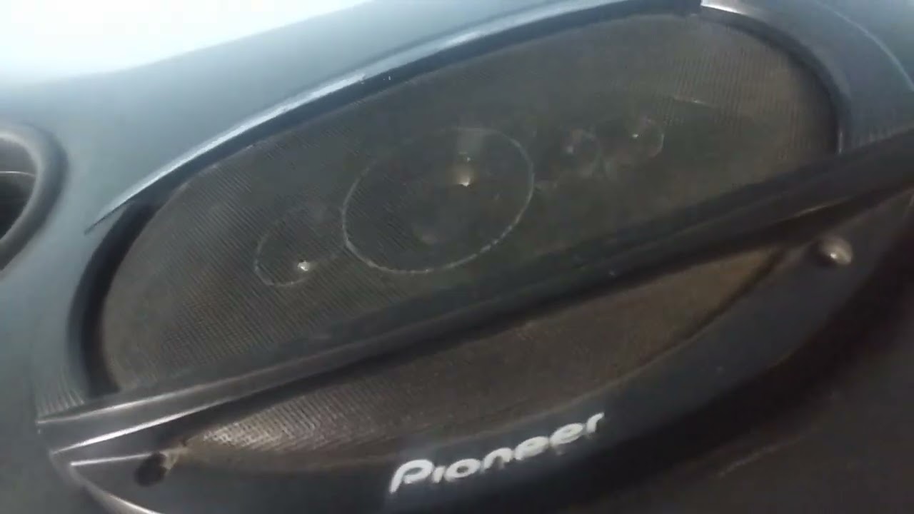 PARLANTES PIONNER 6x9 TS-A6996S ORIGINALES ANTIGUO PRUEBA DE BASS CON SU RADIO PIONEER