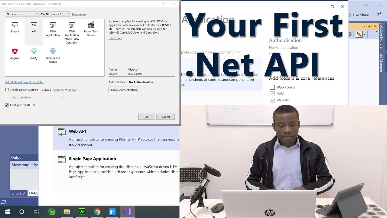 1. Создайте свой первый REST API на .NET с использованием C# в Visual Studio — пошаговая инструкция.