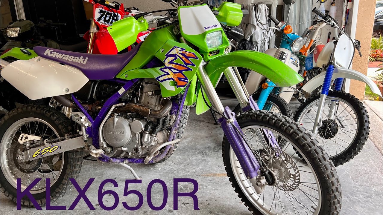 1996 KAWASAKI KLX650R D1 (sitting for 1 year)
