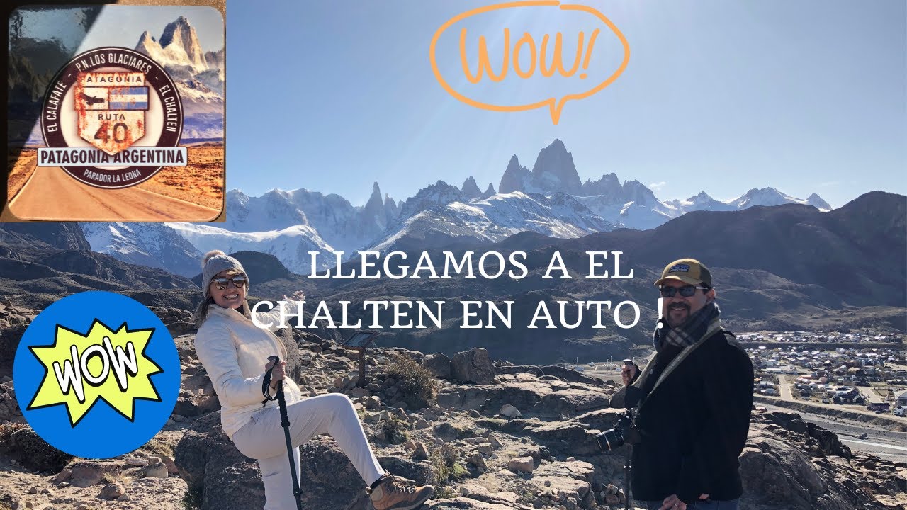 EL CHALTEN EN AUTO DE CALAFATE | PUEBLO ENCANTADO | PATAGONIA ARGENTINA | ARGENTINA 06