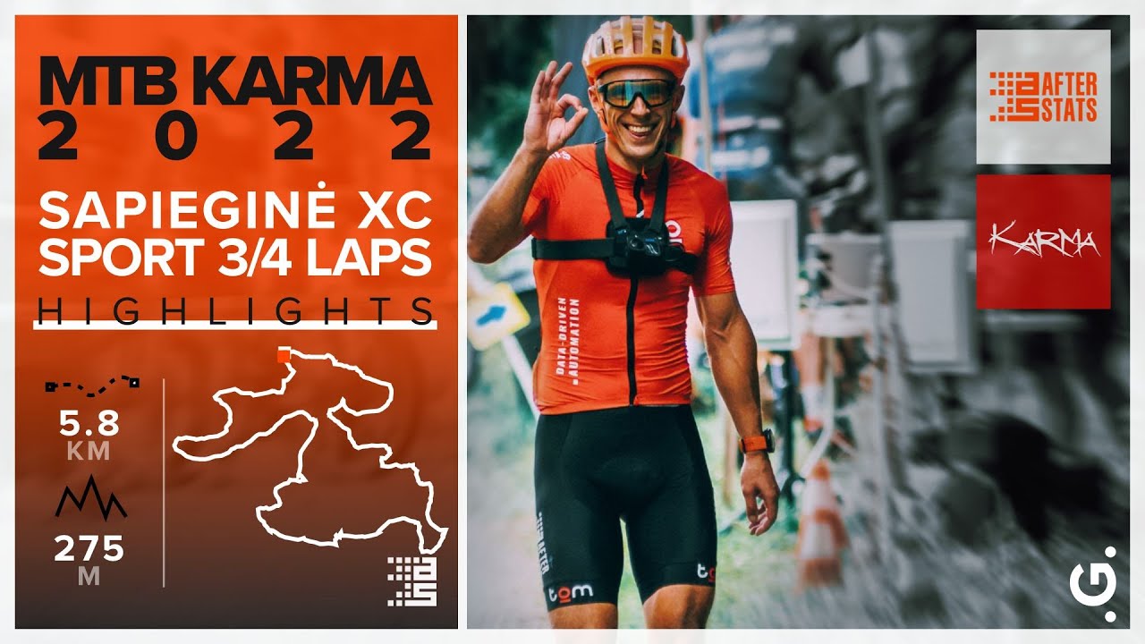 MTB Karma 2022 - Sapieginė XC 2022 Race Highlights With EN Commentary 2022 08 20