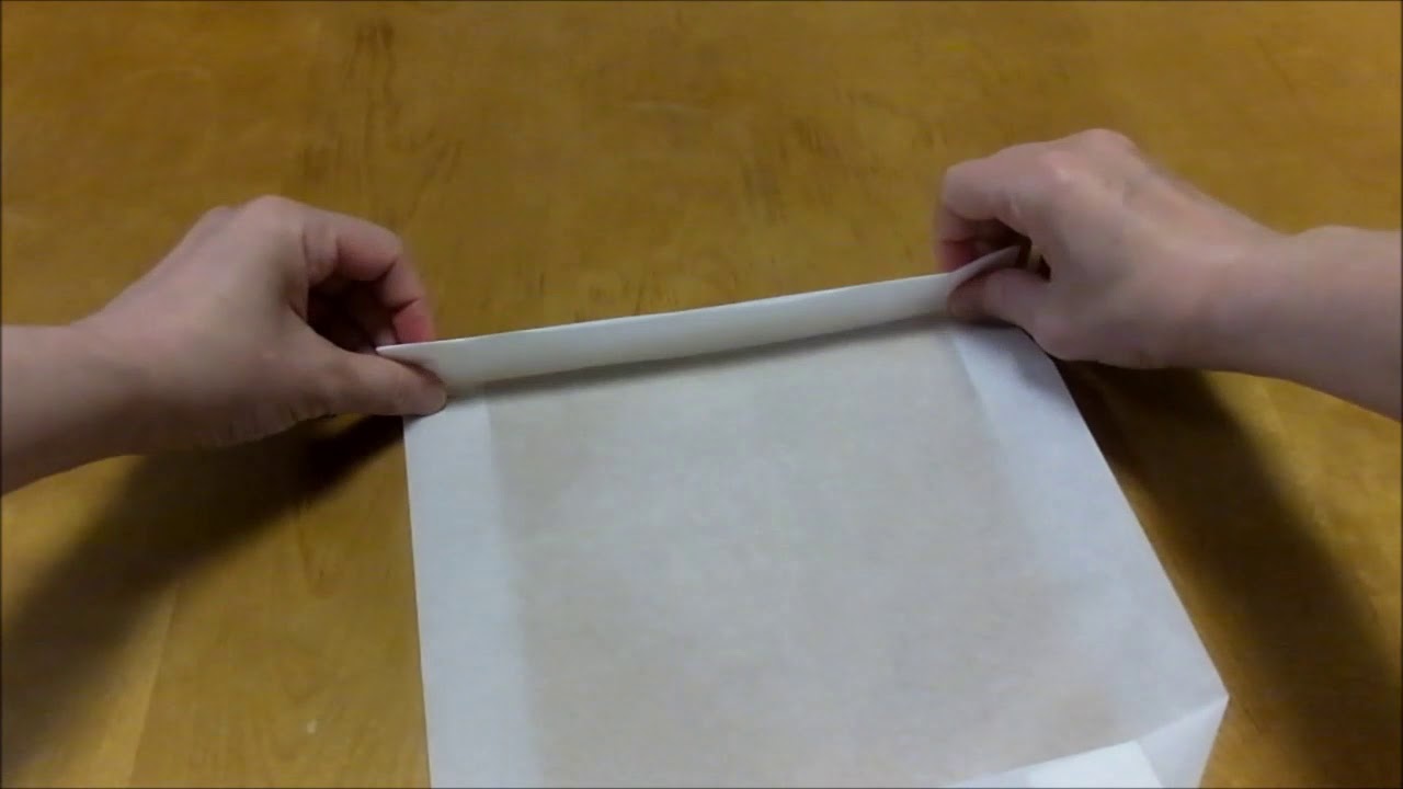 クッキングシートを使った手作りのスクエア型（角型）