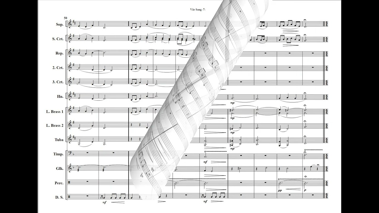 Vår sang - Svein H. Giske. Available for  Brass Band. Grade 2