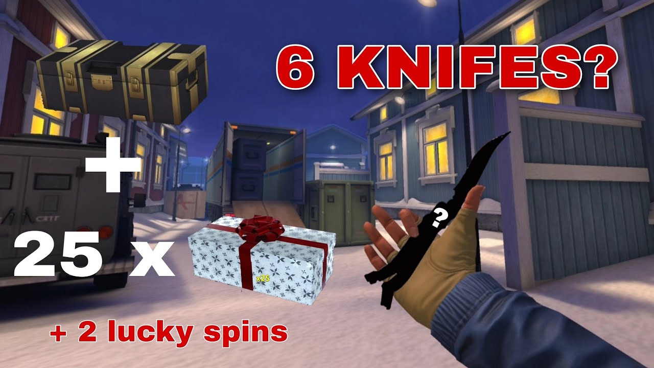 6 KNIFES?! Critical Ops - CHRISTMAS CASE OPENING PREMIUM + 25 WINTERFEST CASES