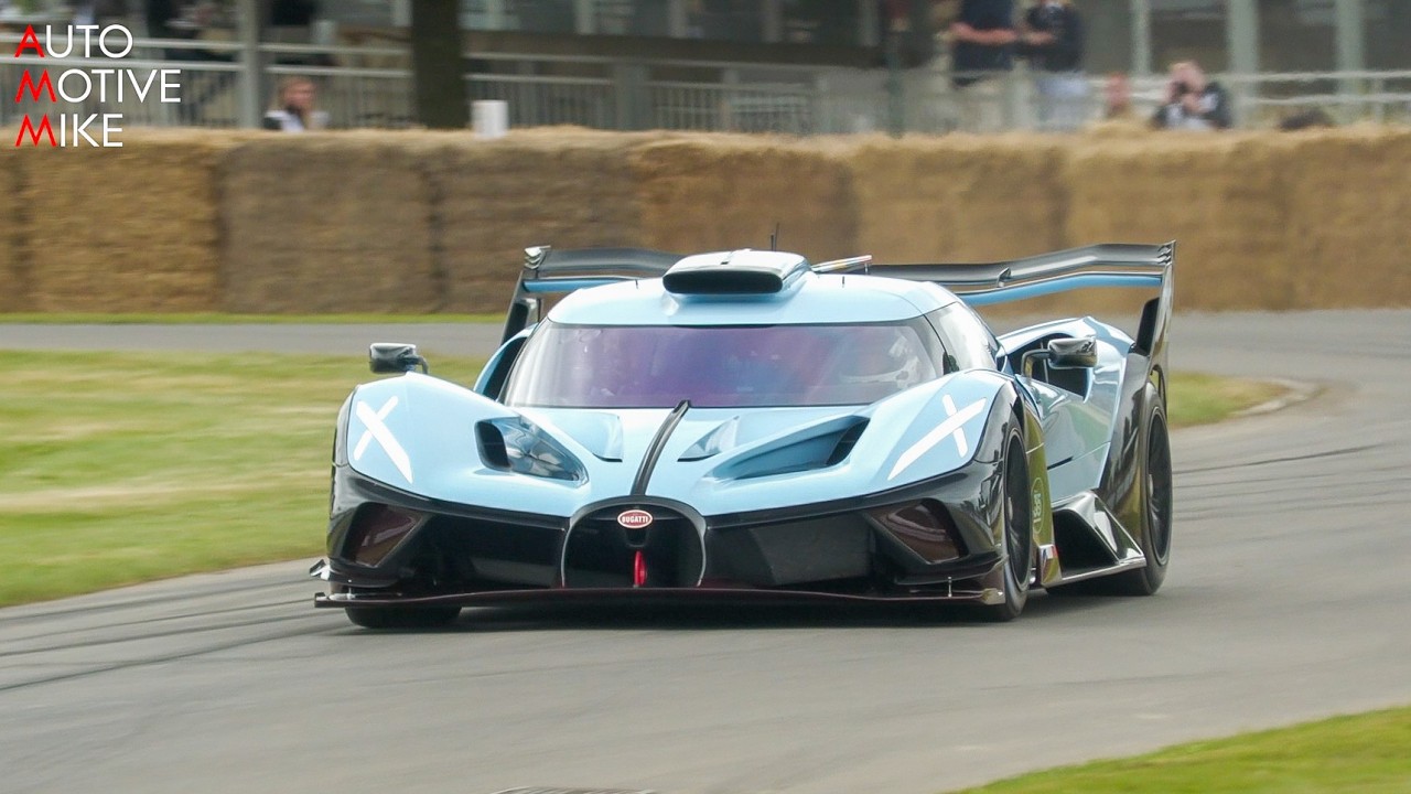 This is the 1600HP+ TRACK ONLY Bugatti Bolide | PURE W16 SOUNDS - Goodwood FOS