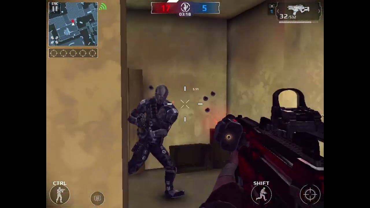 1 vs 1 against Superman (Just a noob without hacks) | Modern Combat 5_PC |