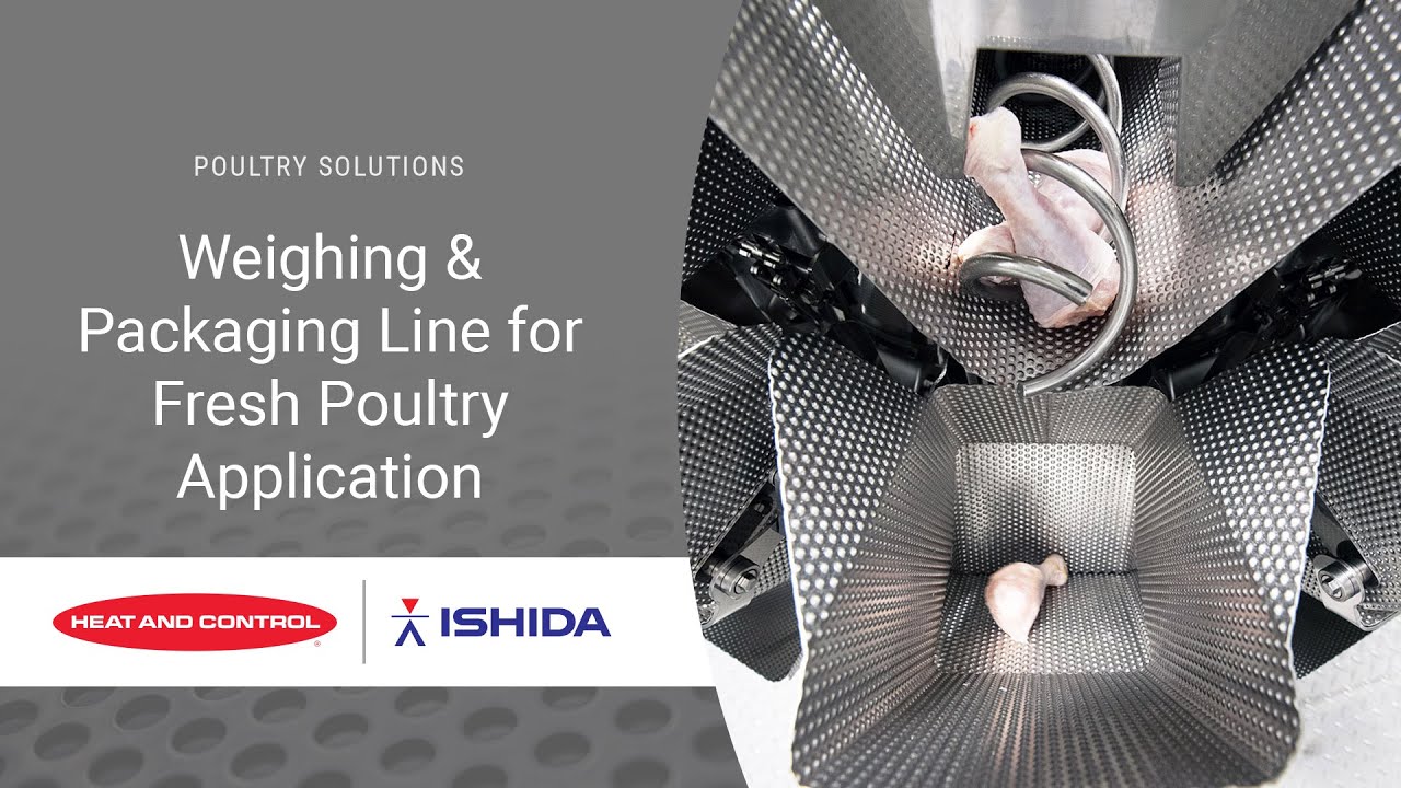 Weighing & Packaging Line for Fresh Poultry Application | Heat and Control