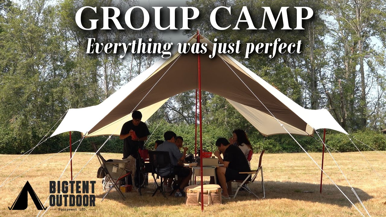 【グループキャンプ】すべてが完璧だった。BIGTENT OUTDOORと分かち合う、憧れのグループキャンプ！