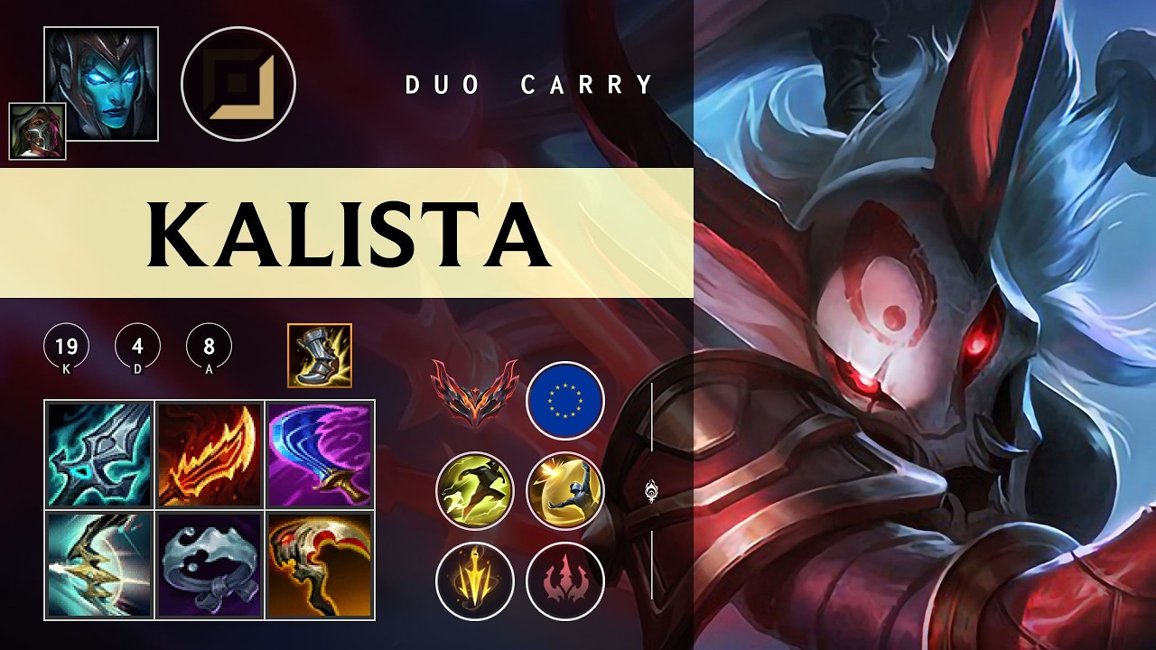 Kalista ADC vs Ezreal - EUW Grandmaster Patch 26.04