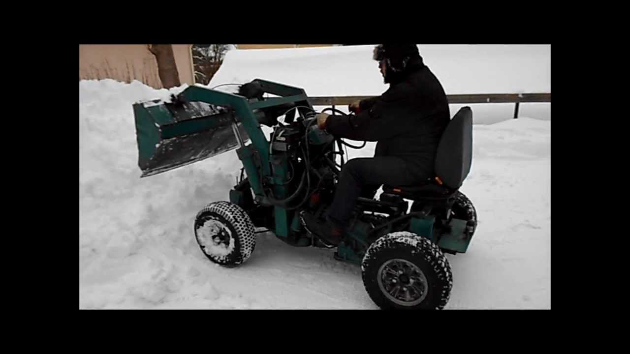 My friend's homemade tractor ( A walk around  http://youtu.be/0neQc_mzVys  )