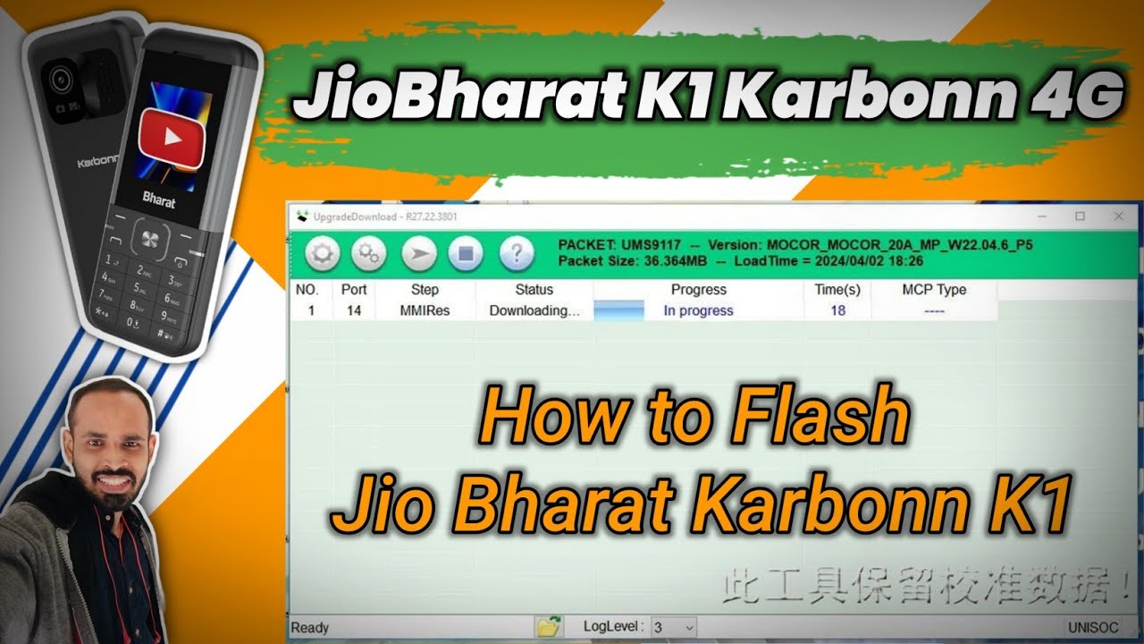 Jio Bharat k1 Karbonn Flashing | Karbonn Bharat KW201 Flash File #karbonn