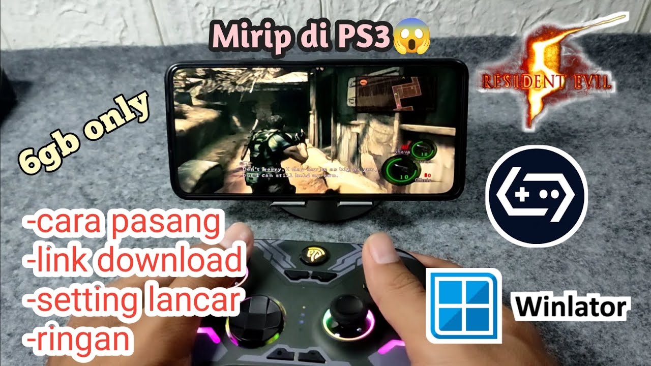 CARA MAIN RESIDENT EVIL 5 DI ANDROID TERBARU 202Y 🔥