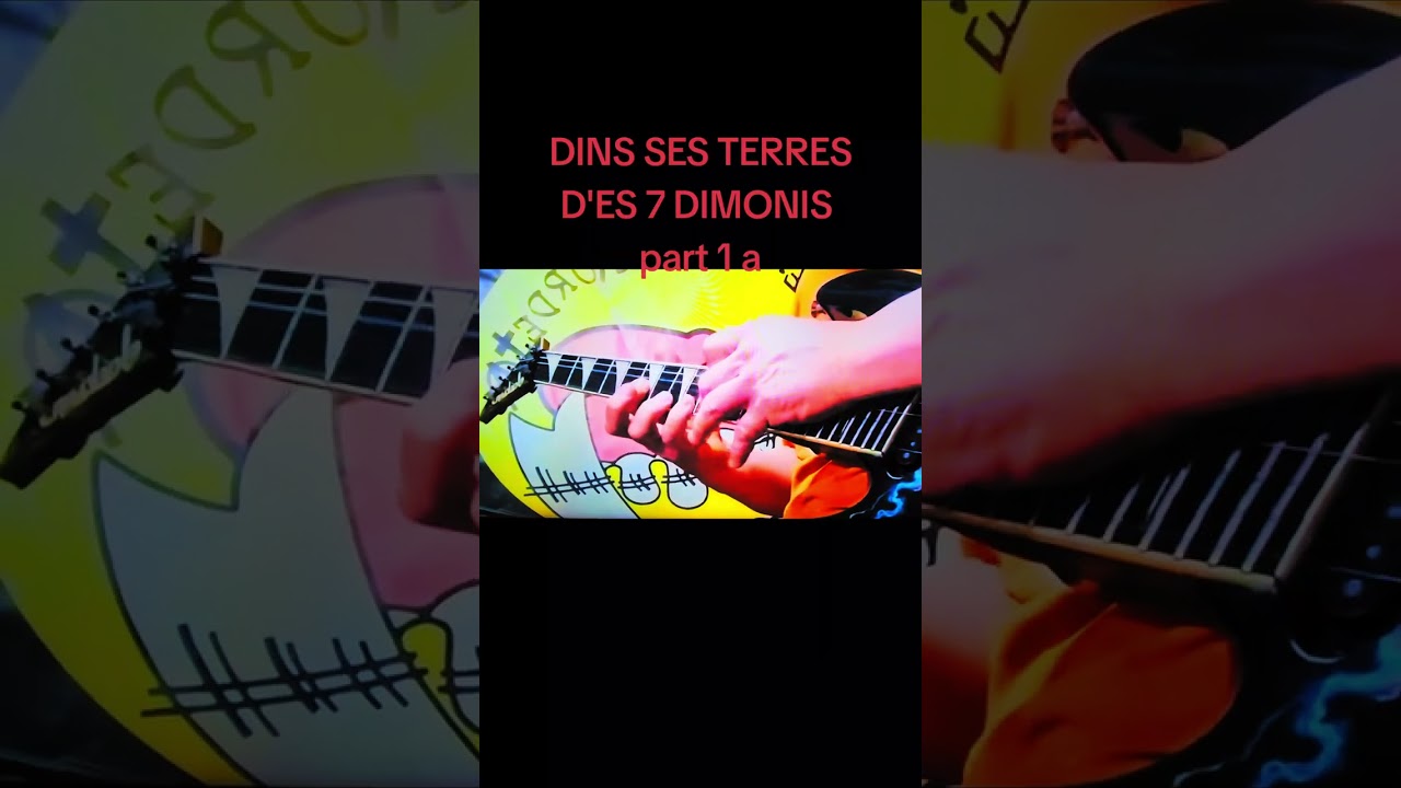 DINS SES TERRES D'ES 7  DIMONIS .Part 1 aBERNAT ESTRANY solos guitar 🎸 😍 ♥️ 