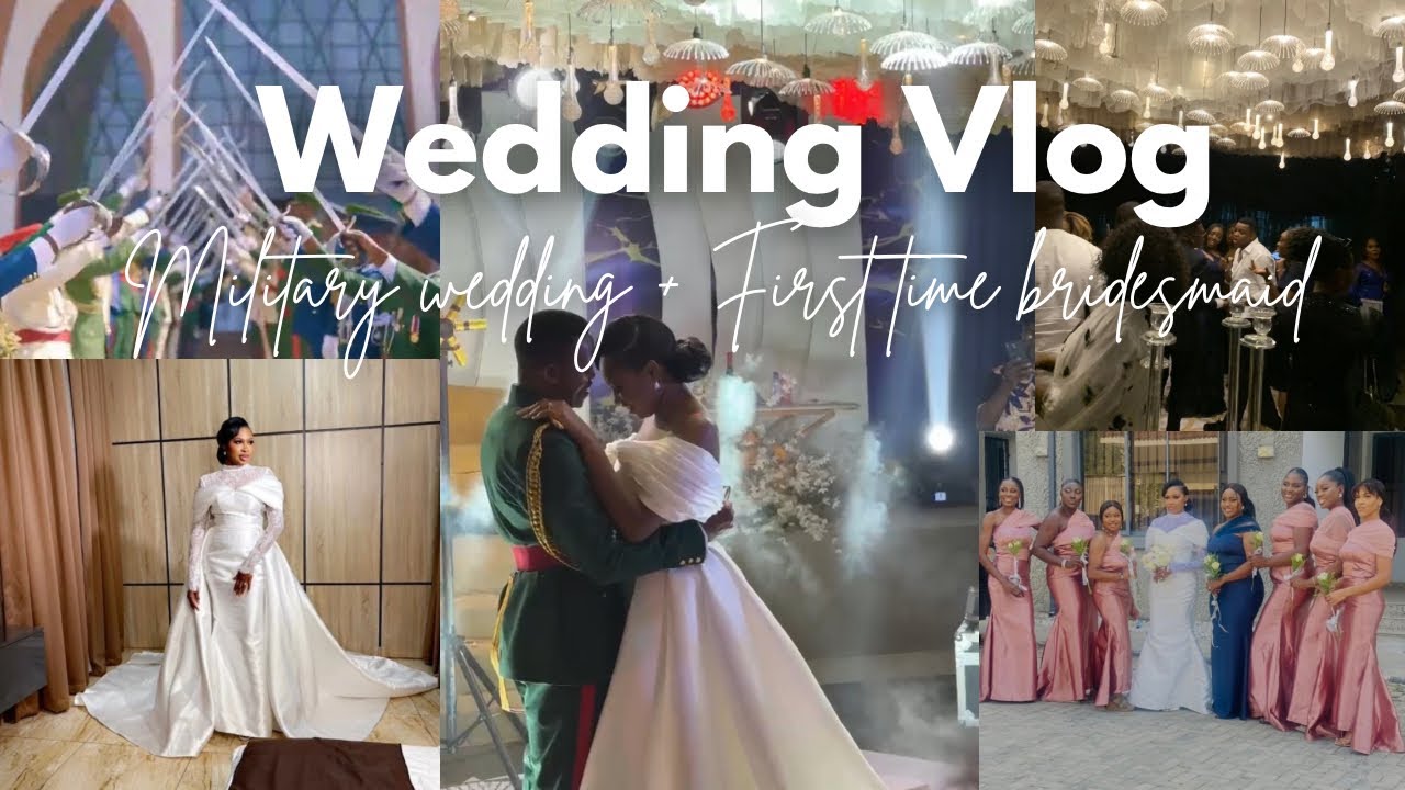 My Uncle’s Nigerian Military wedding | My first time as a bridesmaid | I AM AMAKA