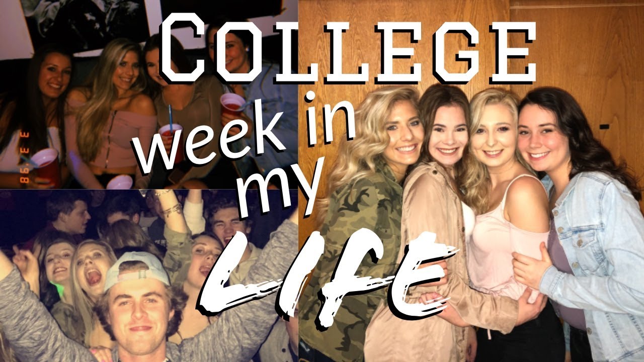 college week in my life: tests, going out, starbucks runs