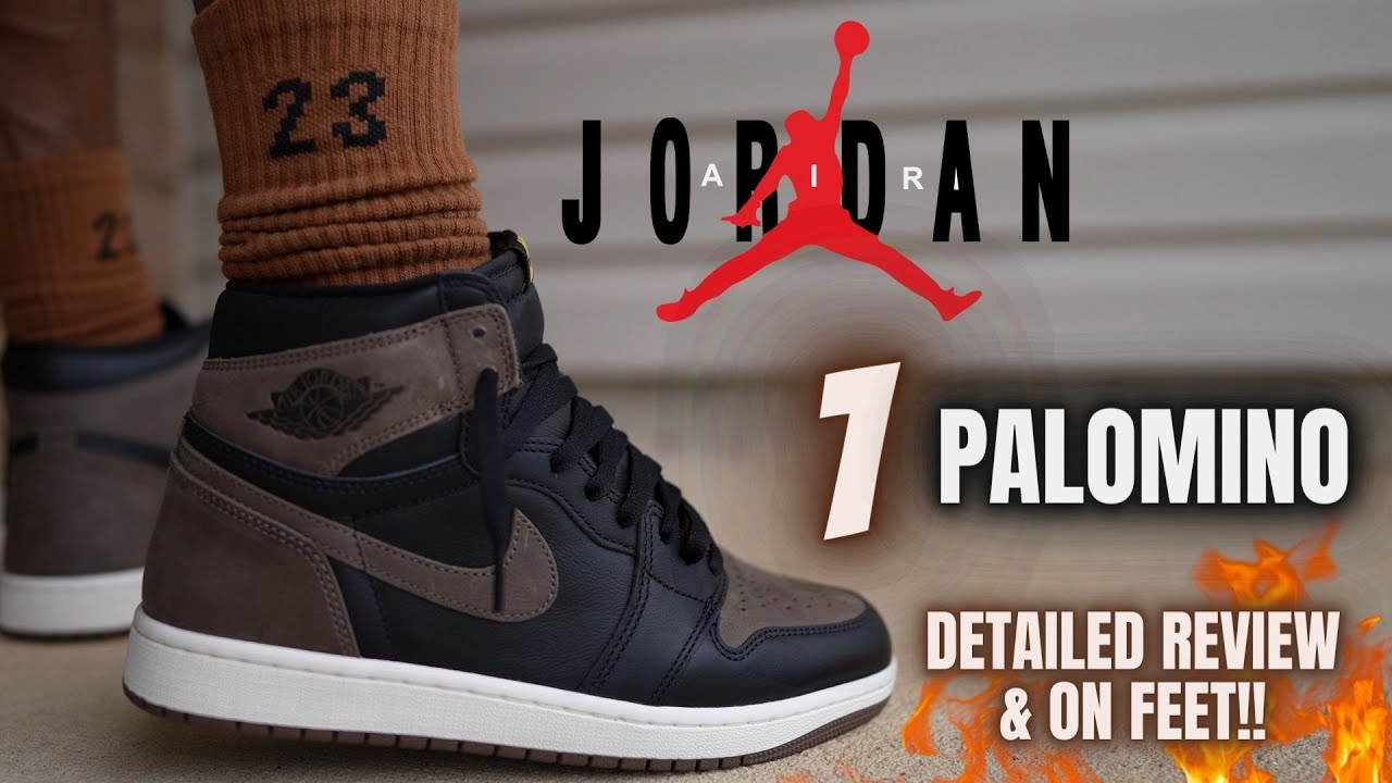 JORDAN 1 PALOMINO DETAILED REVIEW & ON FEET W LACE SWAPS & OUTFIT IDEA!!