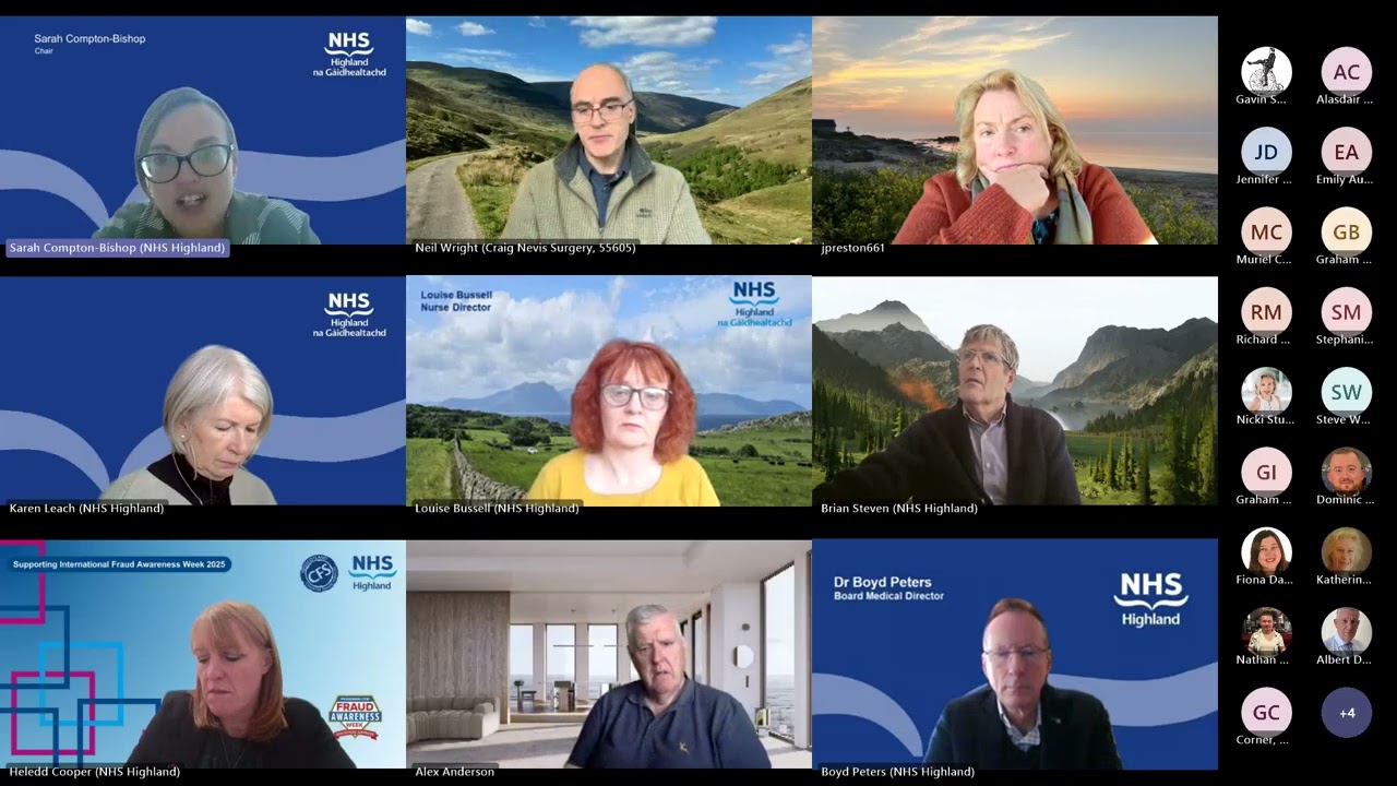 Заседание совета NHS Highland, 25 ноября 2025 г., часть 3.