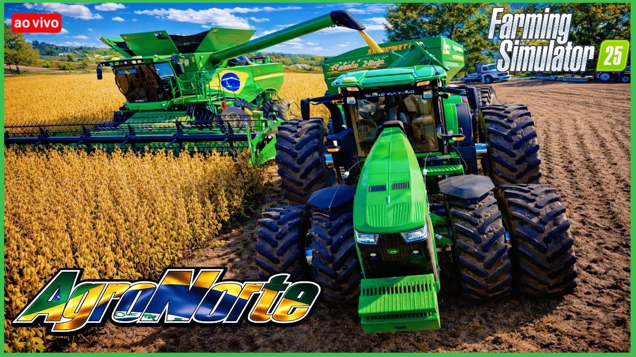 AGRONORTE FS 25 COLHEITA DE SOJA EM ALTA PERFORMANCE🌾🚜