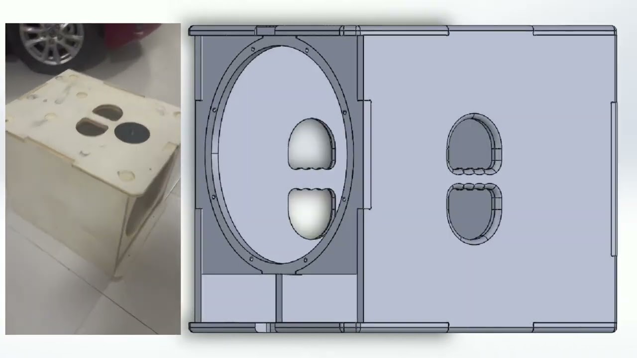 C&aacute;ch l&agrave;m th&ugrave;ng loa sub | How to make subwoofer box |  #diyspeaker #subwoofer #loakeo #loakaraoke 