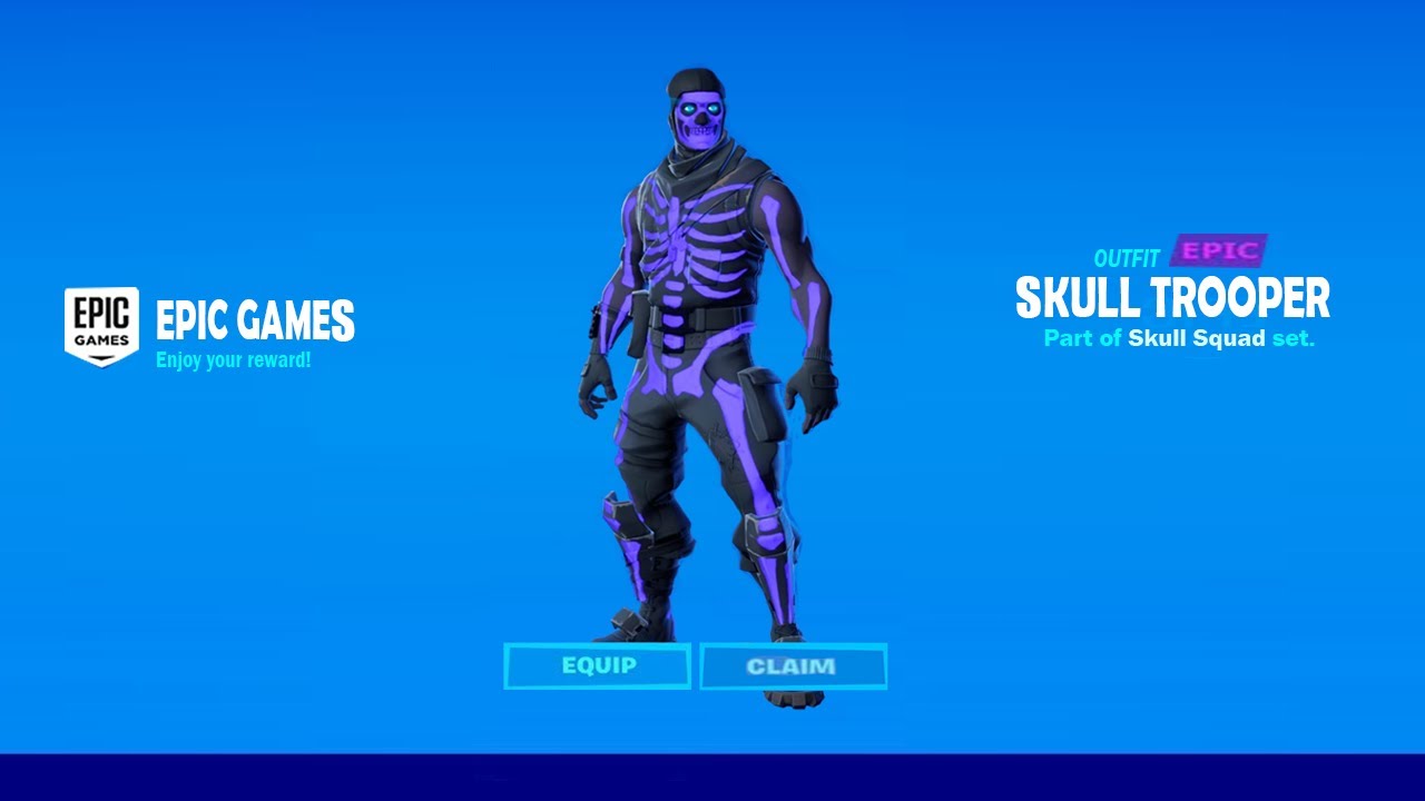 How To Get Purple Skull Trooper Skin NOW FREE In Fortnite! (Unlock Skull Trooper) Free Skull Ranger!