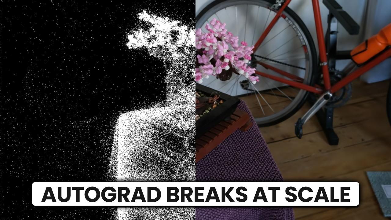 Custom Gradients vs Autograd in 3D Gaussian Splatting
