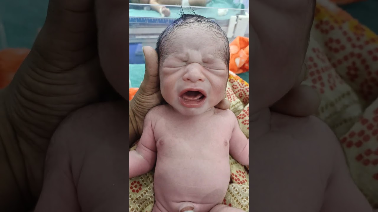 Newborn&rsquo;s First Cry Moments &ndash; Heartwarming Welcome to the World. #NewbornFirstCry #BabyFirstCry