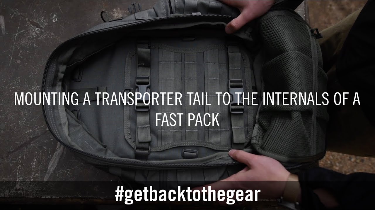 Mounting a transporter tail to the internals of a FAST Pack