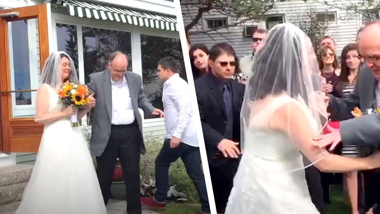 La mariée ne comprend pas pourquoi son père interrompt le mariage. La raison la fait pleurer