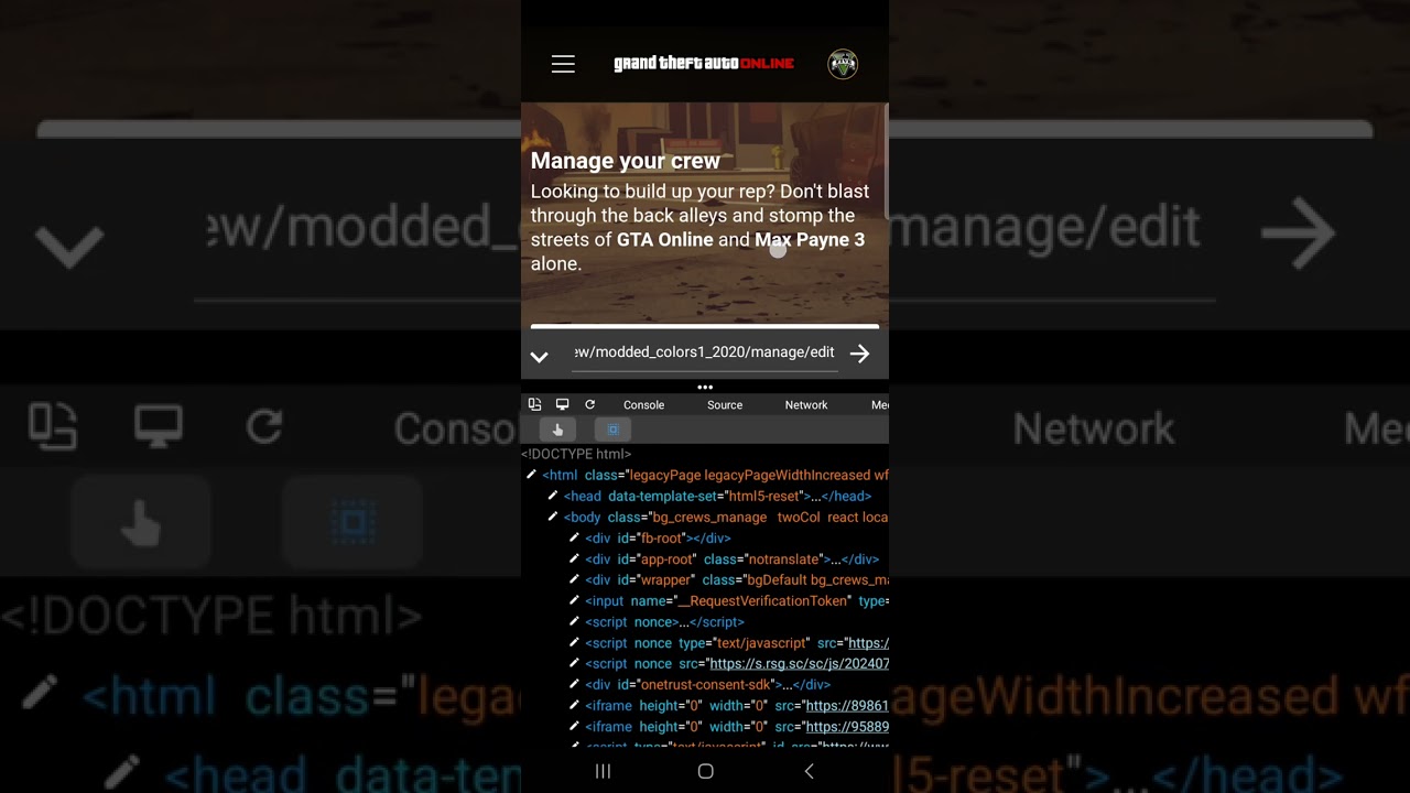 gta 5 online add modded crew colors with an android phone