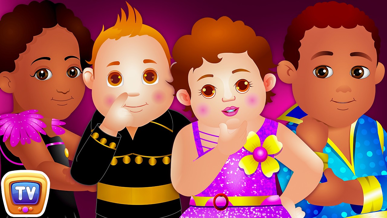 Five Little Fingers | Parts of the Body Song | Popular Action Songs & Nursery Rhymes by ChuChu TV