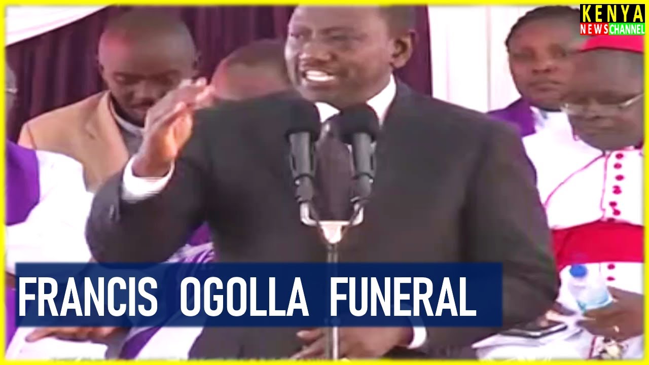 Ruto POWERFUL speech at CDF Ogolla Funeral in Siaya