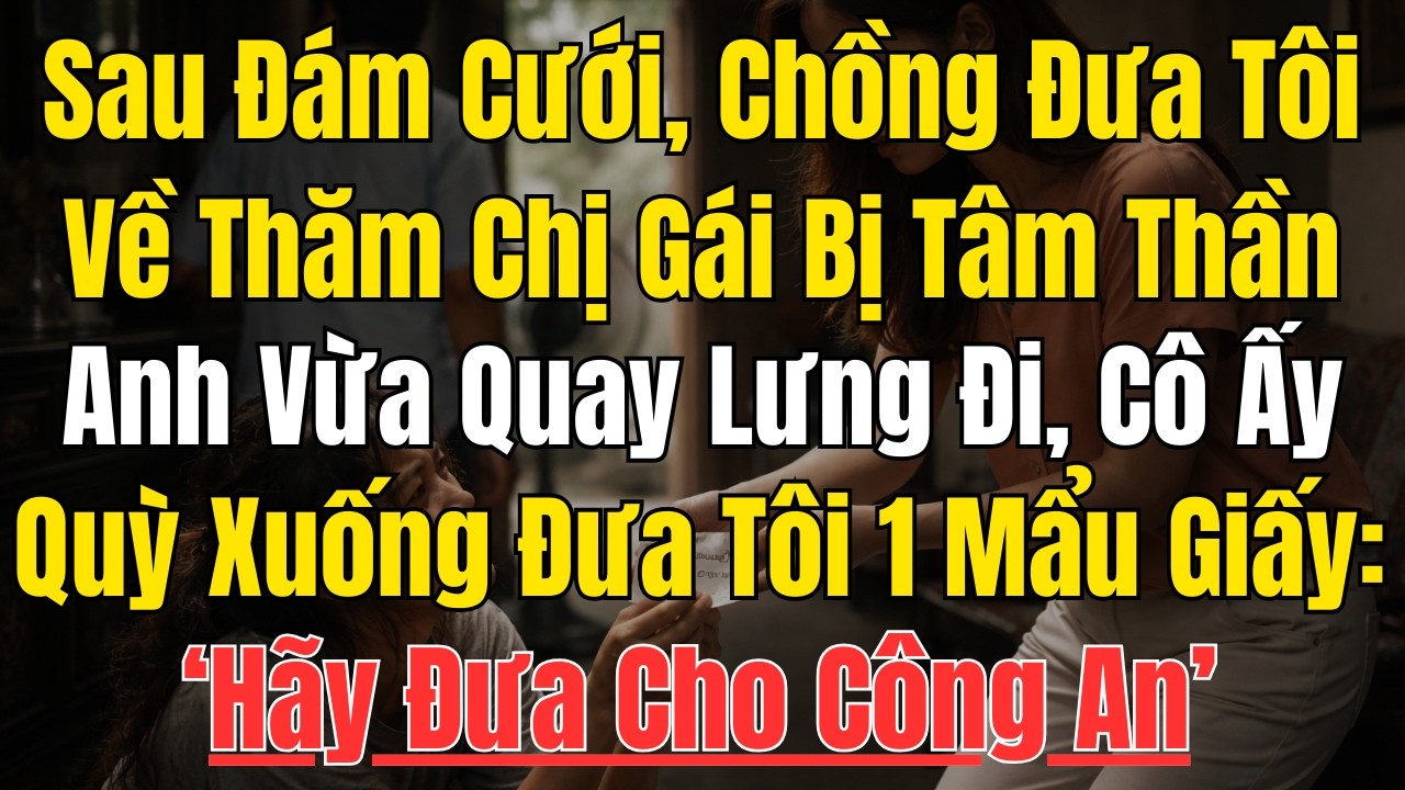 Sau Đám Cưới, Chồng Đưa Tôi Về Thăm Chị Gái Bị Tâm Thần, Anh Vừa Quay Lưng Đi, Cô Ấy...