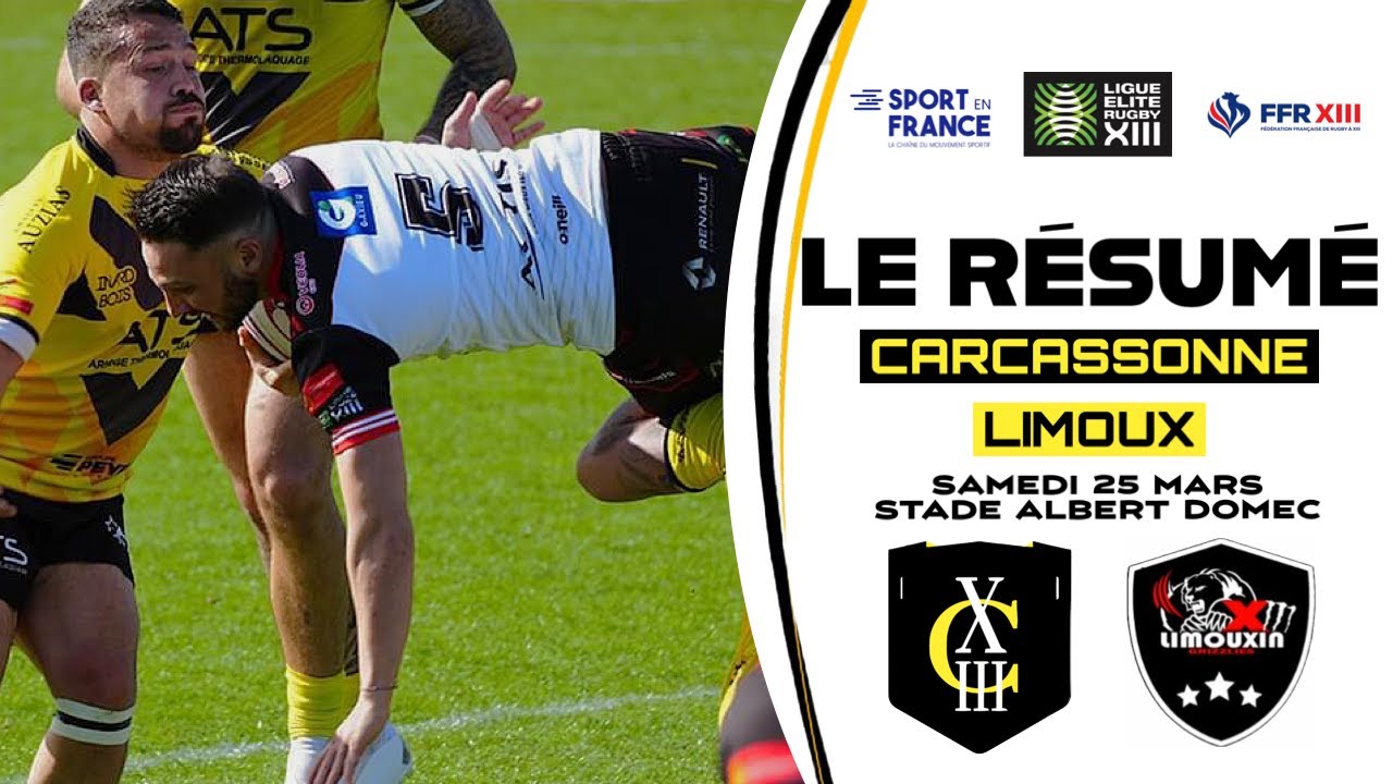 🟡⚫CARCASSONNE | LIMOUX 🔴⚫ 🎥&copy; Sport en France
