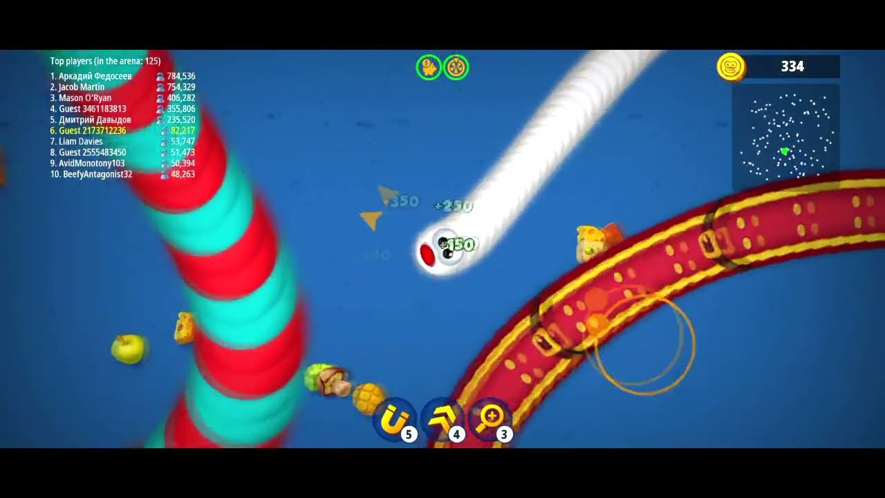 🐍 GIANT Slither Snake Top 1 | Epic Worms Zone Best Gameplay | Episode 130 | WormsZone.io
