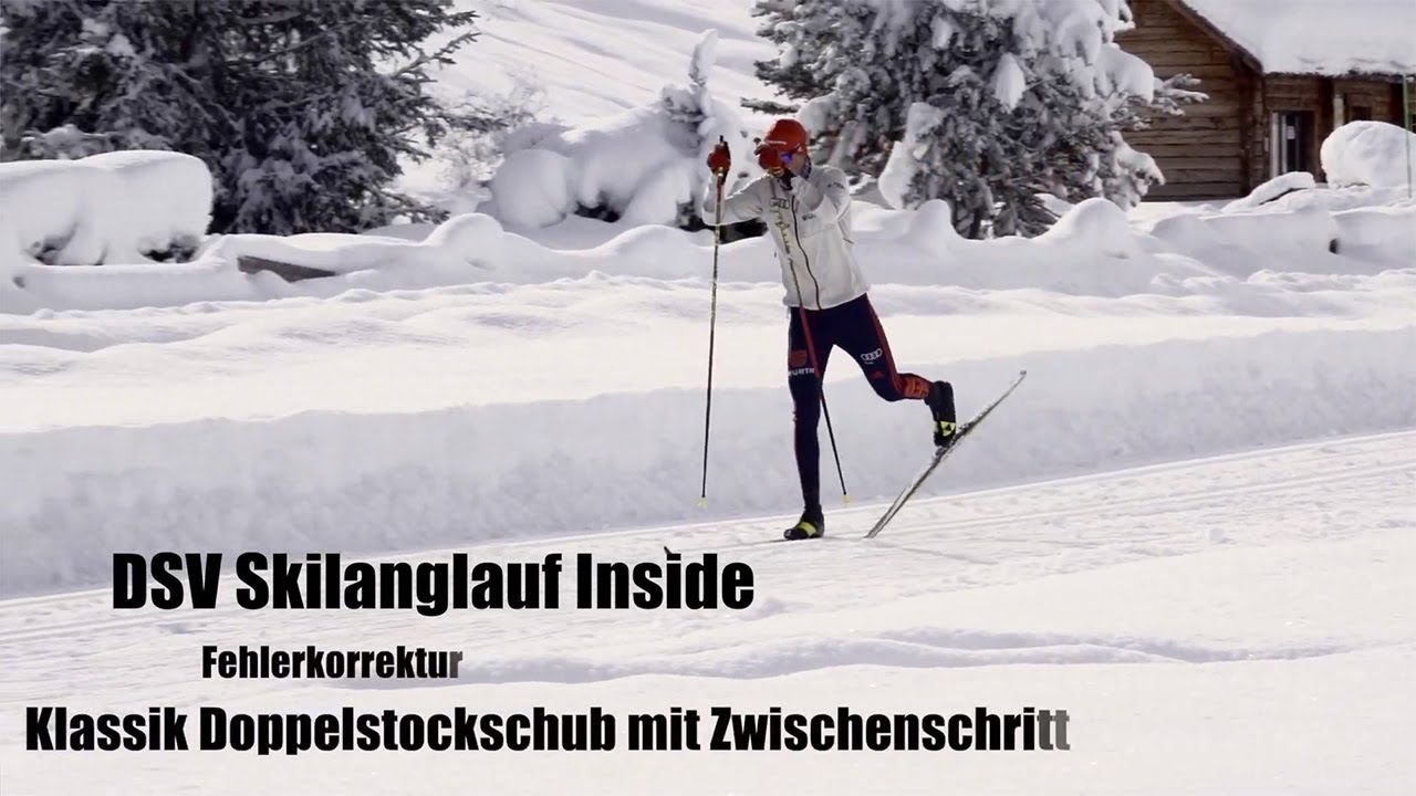 DSV Skilanglauf Inside: Fehlerkorrektur Klassik Doppelstockschub mit Zwischenschritt