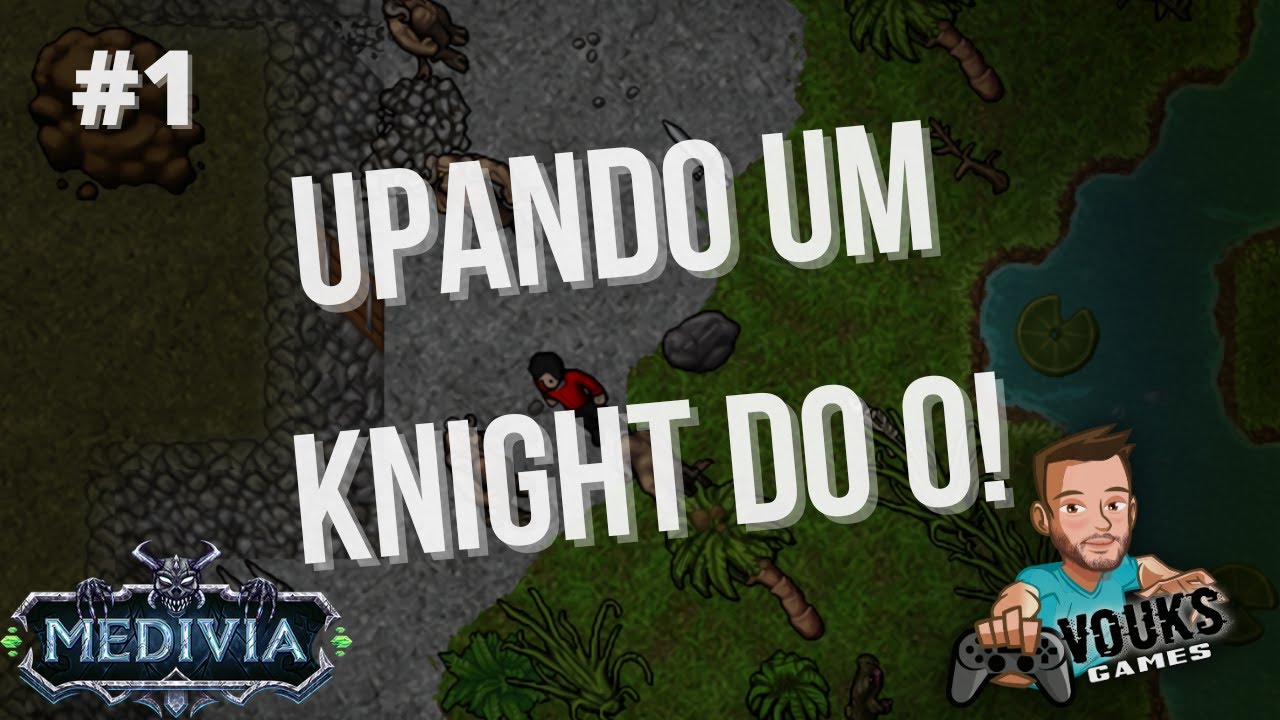 [Medivia] From level 8 to 33 | Leveling up a Knight from 0! #1