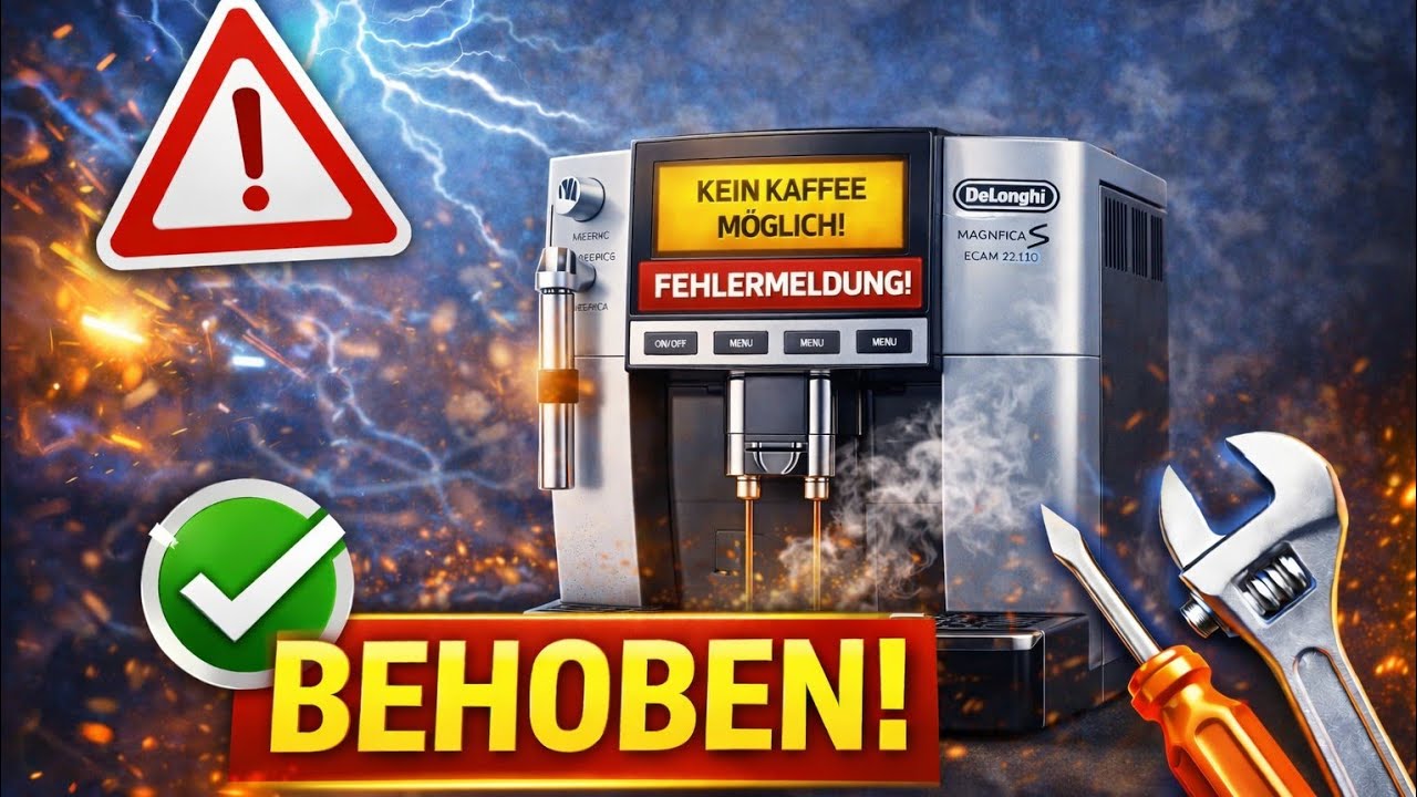 DeLonghi Magnifica S, Kein Kaffee & Fehlermeldung behoben 