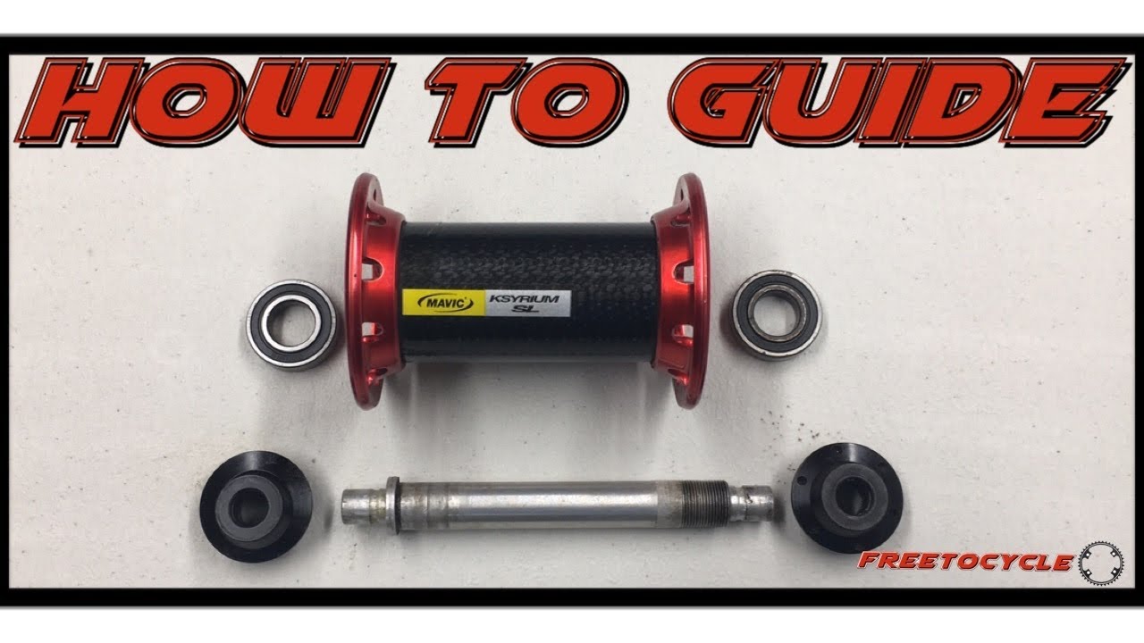 Mavic Ksyrium SL Front Wheel Bearing Change