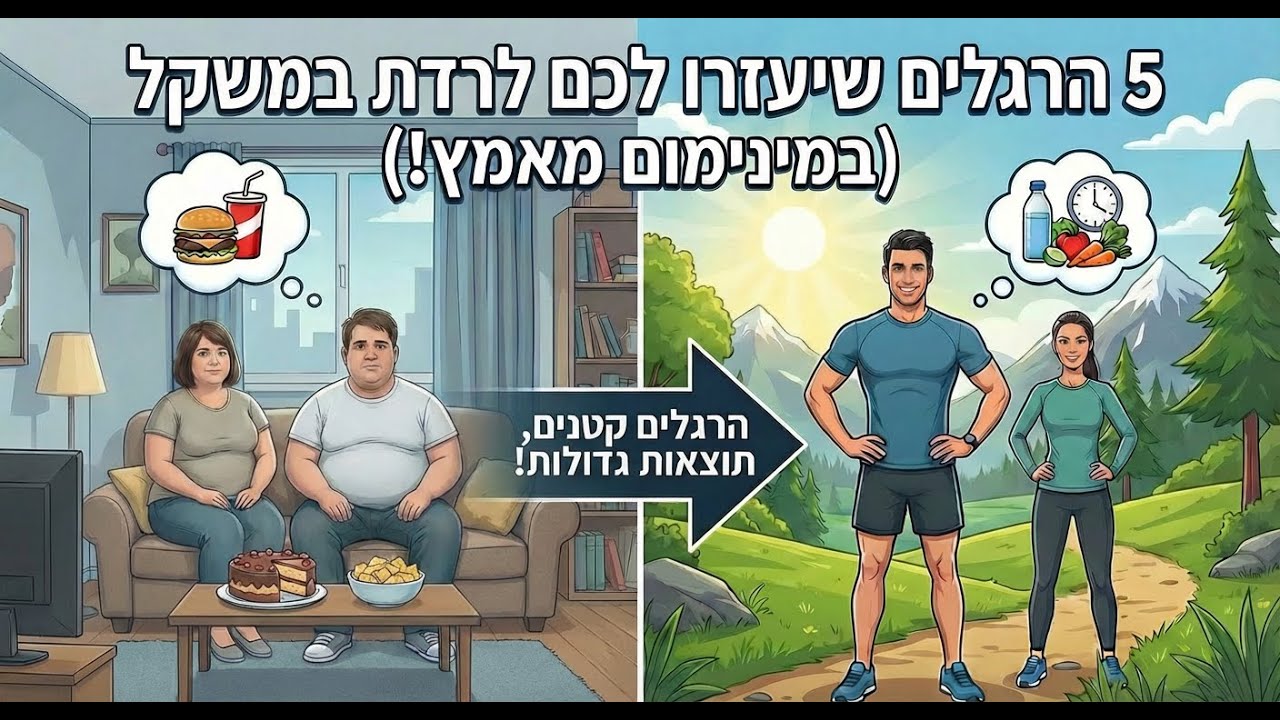 5 שינויי הרגלים שיעזרו לכם לרדת במשקל ולהוריד שומן בטני | שי חורש נטורופת  | בריאות טבעית 💊