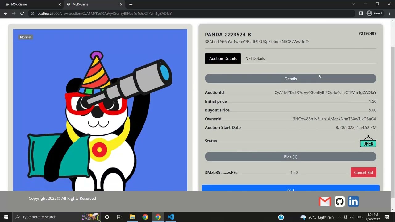 How to purchase PANDA NFT from Market | Step by step guide to play on MSK_G NFT game platform