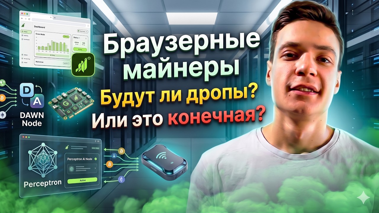 БРАУЗЕРНЫЕ МАЙНЕРЫ | ДРОПОВ НЕ БУДЕТ? | Depin | дроп