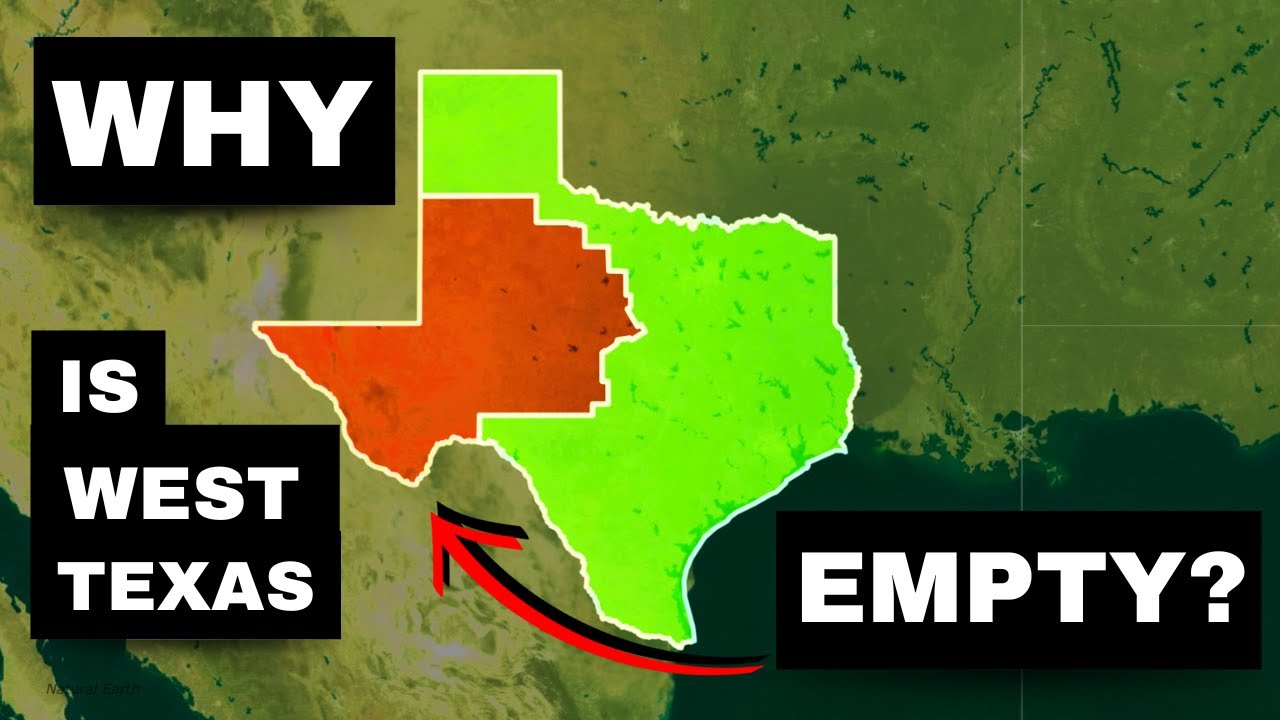 Why so Few Americans live in West Texas?