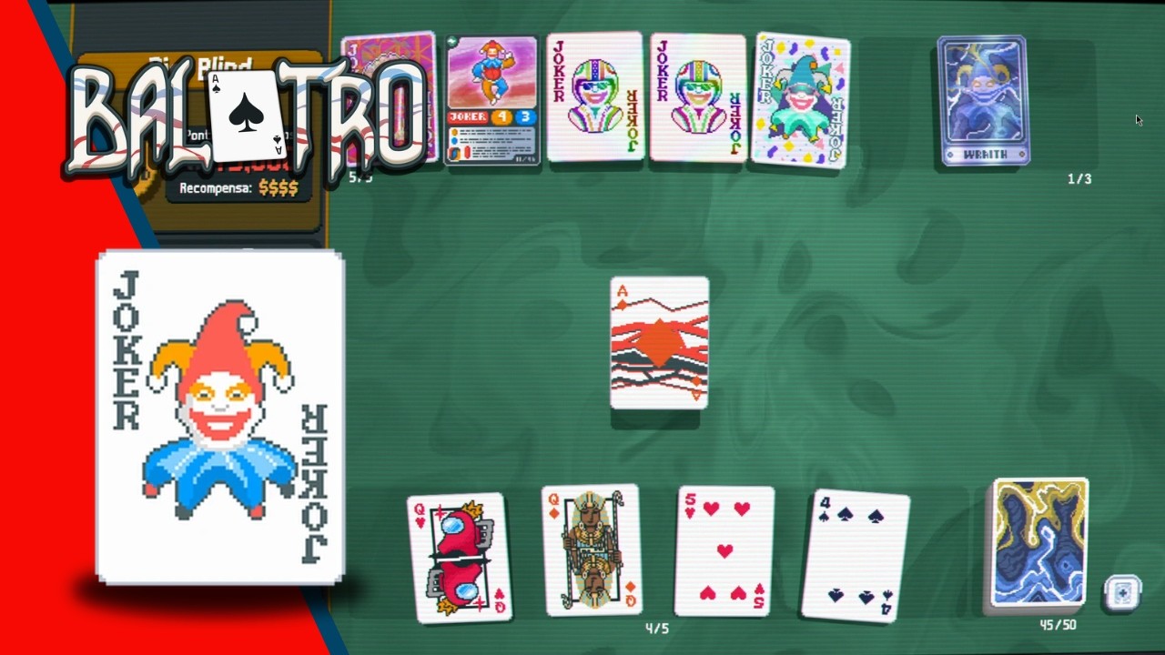 Balatro: Jogando APENAS (Ás) menor mão do jogo 🤡