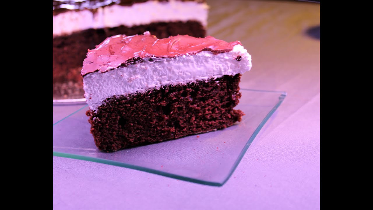 Gâteau au chocolat meringué