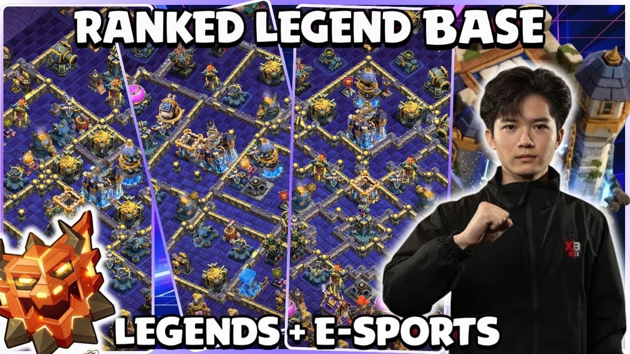 5800 + TROFÉUS TH18 LEGEND LEAGUE BASE - Anti 3 Stars Bases NEW WAR / LEGEND PUSHING COC!