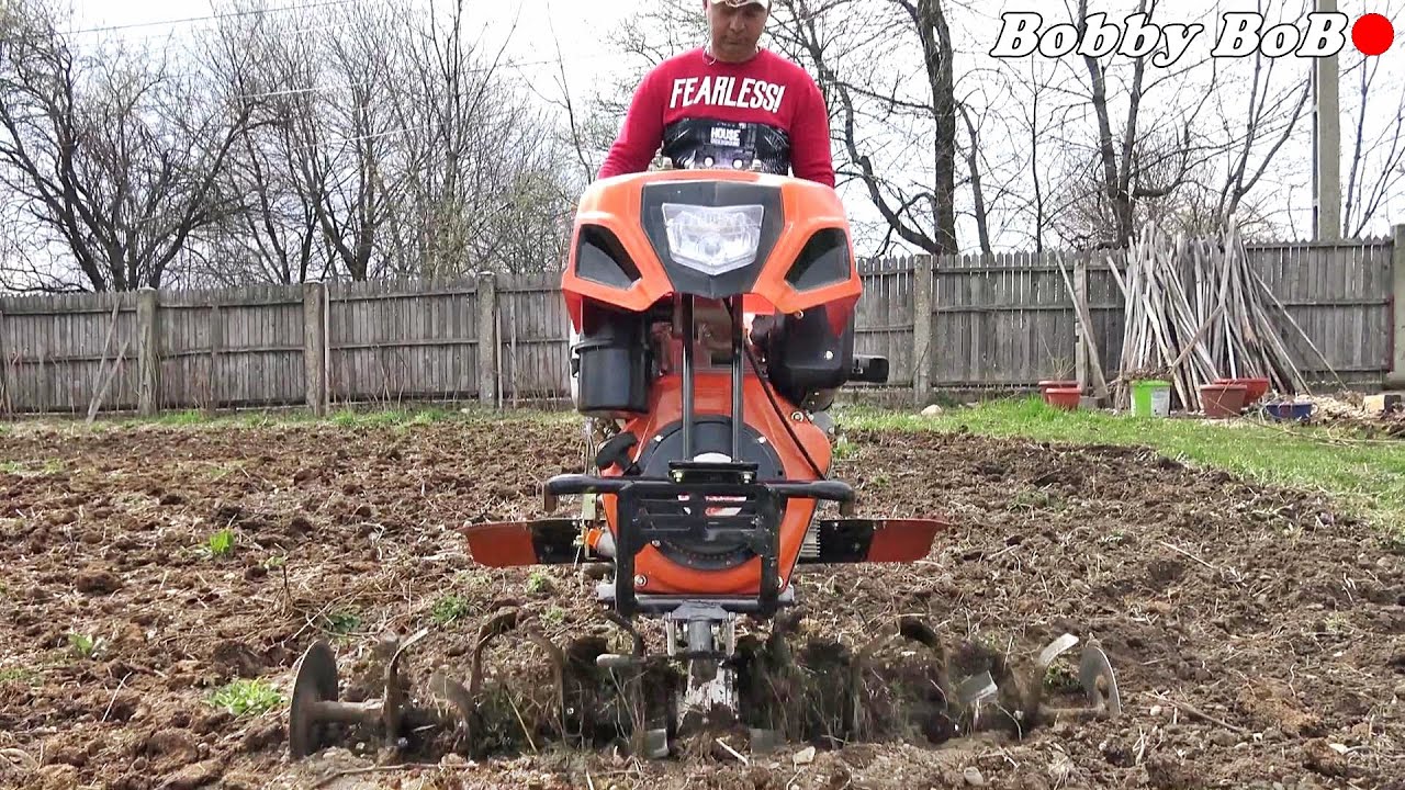 La frezat cu motosapa 1001 Ksd 10Hp Ruris / consum la ora!!